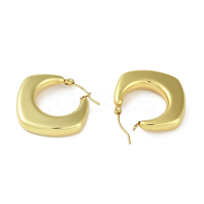 Ion Plating(IP) 304 Stainless Steel Hoop Earrings for Women STAS-I304-05G-1