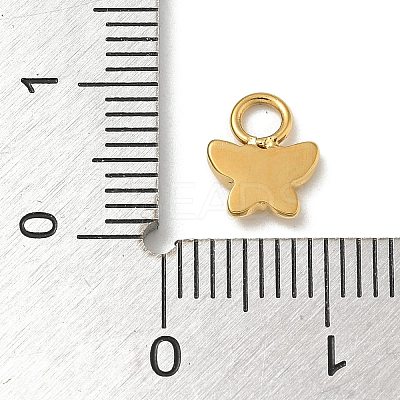 Ion Plating(IP) 304 Stainless Steel Enamel Charms STAS-G351-01G-03-1