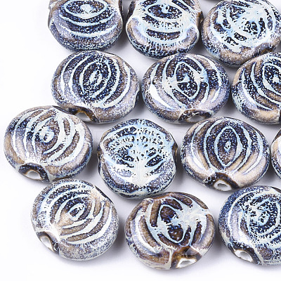 Handmade Porcelain Beads PORC-S498-45G-1