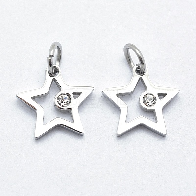 316 Surgical Stainless Steel Pendants STAS-J038-01A-P-1