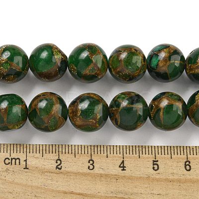 Synthetic Gold Clinquant Stone Beads Strands G-P549-A01-03D-1