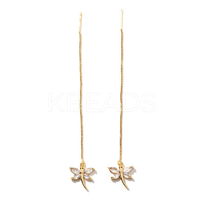 Elegant 3D Dragonfly Ear Thread ZC2846-1