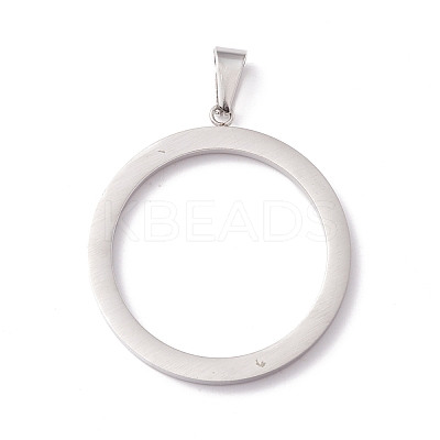 304 Stainless Steel Rhinestone Pendants STAS-P302-01P-1