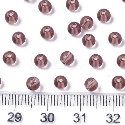6/0 Transparent Glass Seed Beads SEED-S040-09A-02-1