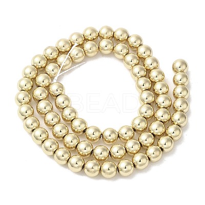 Electroplated Synthetic Non-magnetic Hematite Beads Strands X-G-I364-C03-G-1