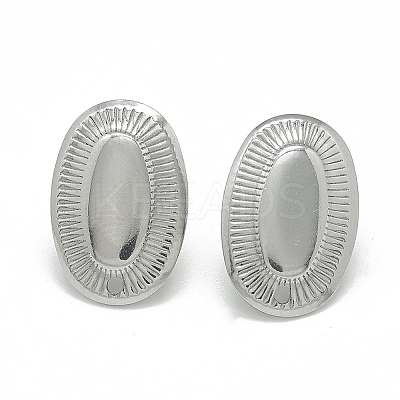 Non-Tarnish 304 Stainless Steel Stud Earring Findings STAS-Q225-07A-1