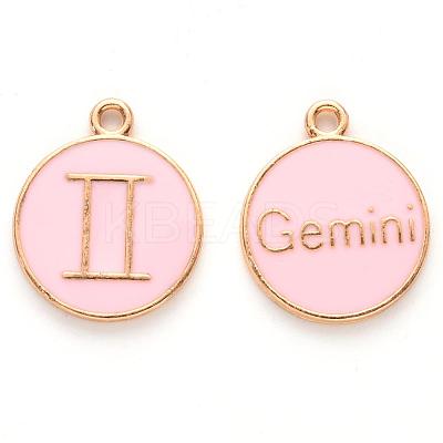 Alloy Enamel Pendants X-ENAM-S124-01A-09I-1