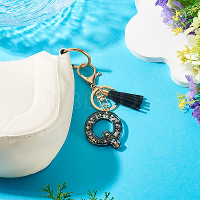 1Pc Resin Letter Keychains KEYC-TADJ0001-09Q-1