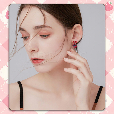 16Pcs 2 Colors Spary Painted Alloy Polyester Pendants FIND-SC0016-84-1