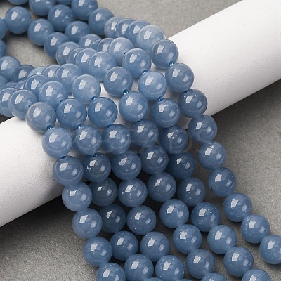 Natural Peru Angelite Beads Strands G-G286-A01-8mm-1