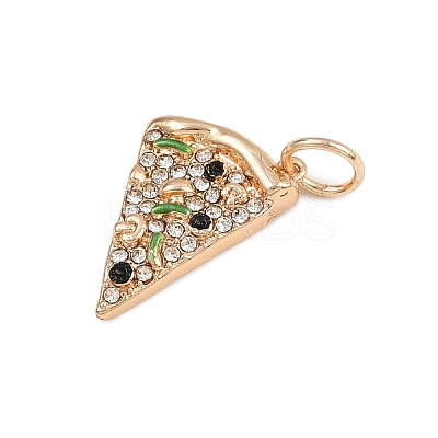 Brass Rhinestone Pendants LS-KK-B145-02G-03-1