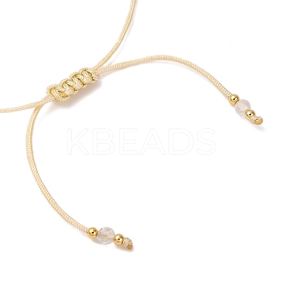 Natural stone constellation bracelet with 12 zodiac signs LS-NR2952-7-1