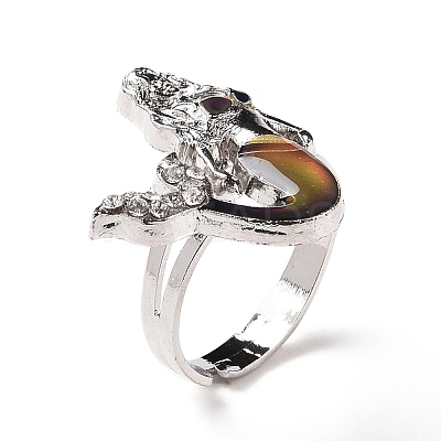 Glass Mermaid Mood Ring LS-RJEW-C031-05P-1