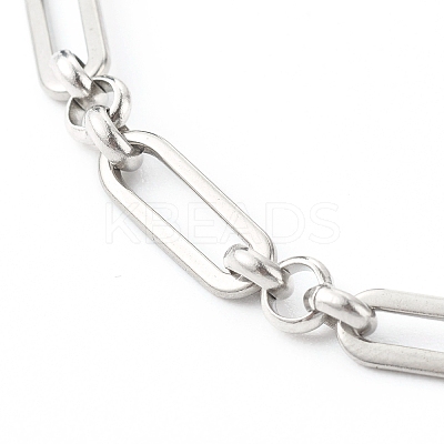 Non-Tarnish 304 Stainless Steel Figaro Chain Bracelets X-BJEW-JB06446-1