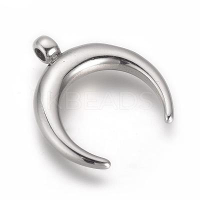 Tarnish Resistant 304 Stainless Steel Pendants STAS-Q196-13-1