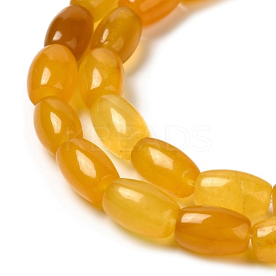 Natural Dyed White Jade Beads Strands G-M402-A01-02-1