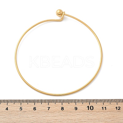 304 Stainless Steel Bangles for Women BJEW-C088-02G-1