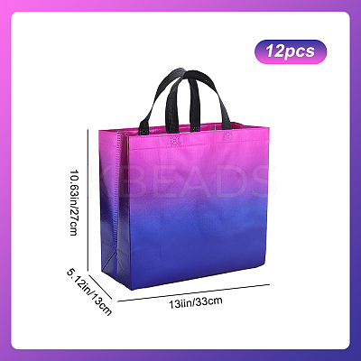 Non-Woven Reusable Folding Gift Bags with Handle ABAG-WH20011-01F-1