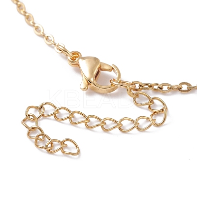 Starfish Pendant Neckelaces for Girl Women NJEW-JN03744-1