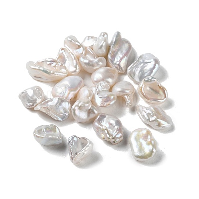 Natural Keshi Pearl Cultured Freshwater Pearl Beads PEAR-E020-40-1