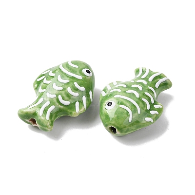 Handmade Porcelain Beads PORC-K010-08K-1