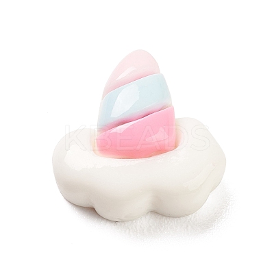 Opaque Resin Cabochons LS-RESI-C032-01D-1