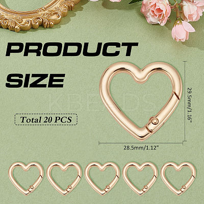 20Pcs Alloy Spring Gate Rings FIND-ME0002-82KCG-1