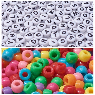 1000Pcs DIY Stretch Bracelets Making Kits for Children's Day DIY-YW0001-87-1