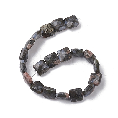 Natural Glaucophane Beads Strands G-K359-B20-01-1