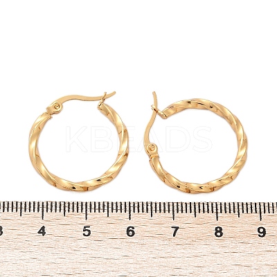 201 Stainless Steel Hoop Earrings X-EJEW-I245-07B-1