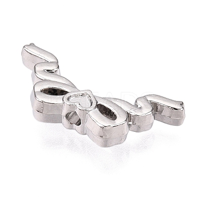 Rack Plating Alloy Beads PALLOY-T091-14P-NR-1