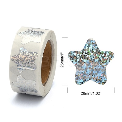 Laser Self-Adhesive Paper Stickers X-DIY-K027-C01-1