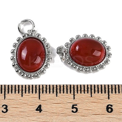 Natural Carnelian(Dyed & Heated) Pendants KK-P283-48P-1