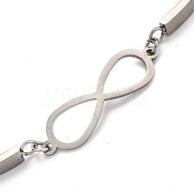 Tarnish Resistant 201 Stainless Steel Link Bracelets LS-STAS-F025-11-1