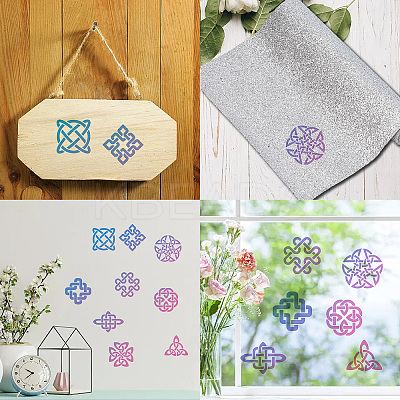 Stainless Steel Cutting Dies Stencils DIY-WH0238-074-1