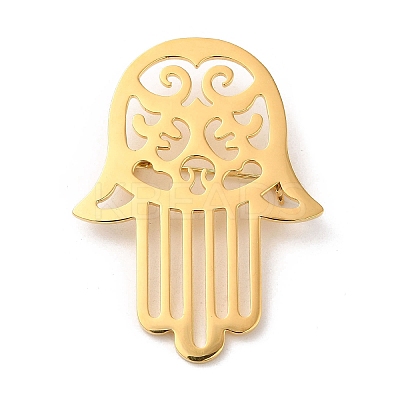 201 Stainless Steel Brooch for Backpack Clothes LS-STAS-Z050-04G-1