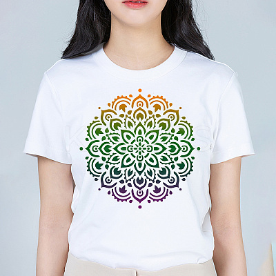 2Pcs 2 Style Custom Acrylic Tie-Dye Template DIY-CP0008-78E-1