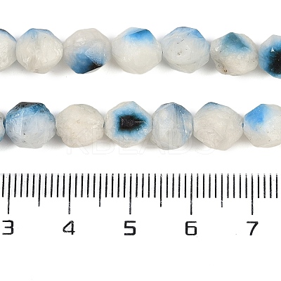 Natural Blue Ice Glacierite Stone Beads Strands G-B092-A01-02-1
