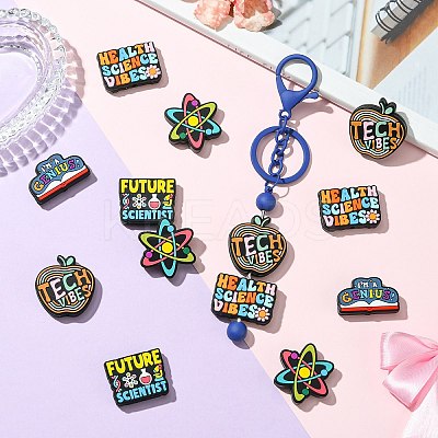 20Pcs 5 Styles Food Grade Eco-Friendly Silicone Beads SIL-CJ0002-85-1