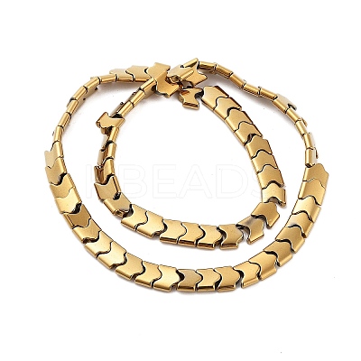 Synthetic Non-magnetic Hematite Beads Strands G-P545-I01-01F-1