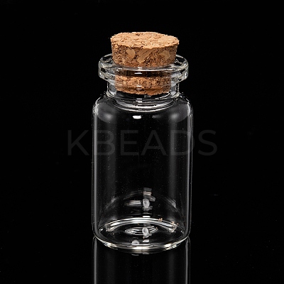Glass Jar Glass Bottles Bead Containers AJEW-S074-02B-1