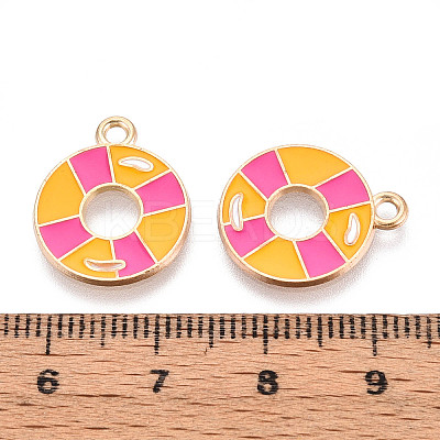Alloy Enamel Pendants ENAM-T022-22-1
