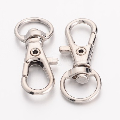 Alloy Swivel Clasps Lanyard Snap Hook E548Y-1