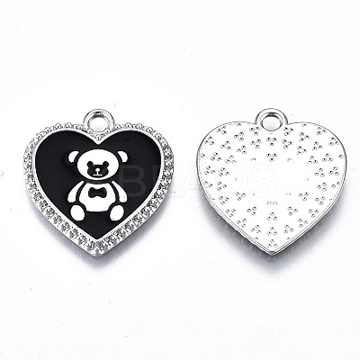 Eco-Friendly Alloy Enamel Pendants LS-X-ENAM-Q437-042P-01-NR-1