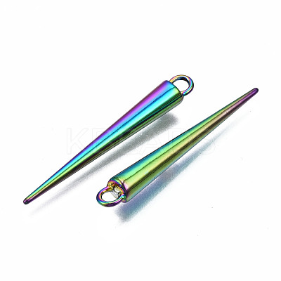 Rainbow Color Alloy Pendants PALLOY-N163-112-NR-1