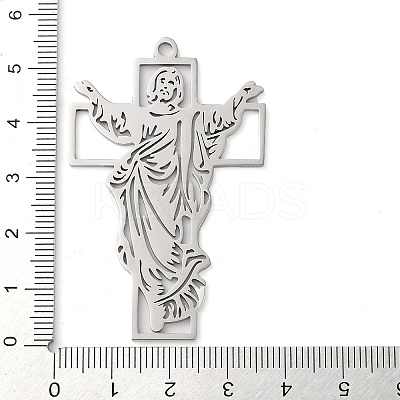 Non-Tarnish 304 Stainless Steel Pendants STAS-R116-04P-1