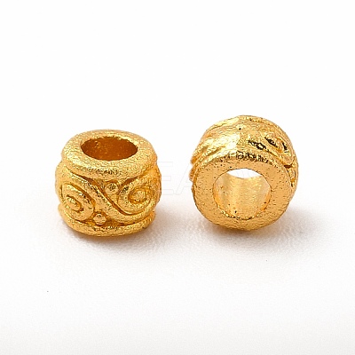Rack Plating Alloy Beads PALLOY-A001-08MG-1