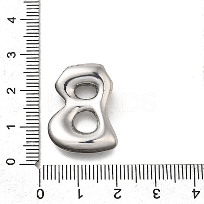 304 Stainless Steel Pendants STAS-S166-02P-02-1