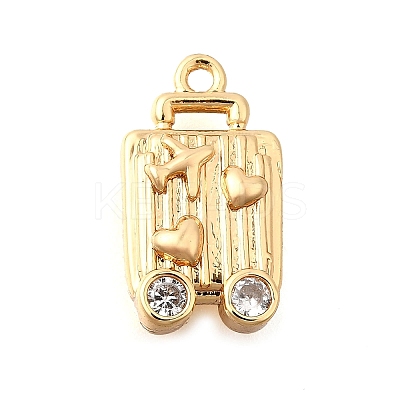 Brass Pendants KK-C096-08G-1