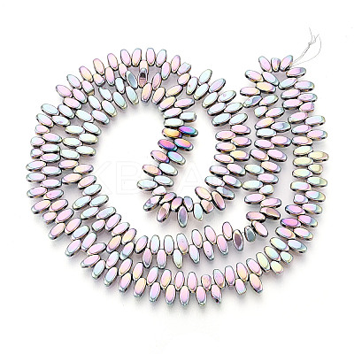 Electroplated Synthetic Non-magnetic Hematite Beads Strands G-T139-65G-1